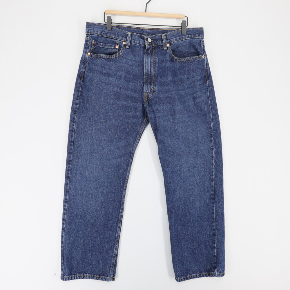 Levis 555 Jeans Mens 36x30 Blue Relaxed Straight Denim Pants